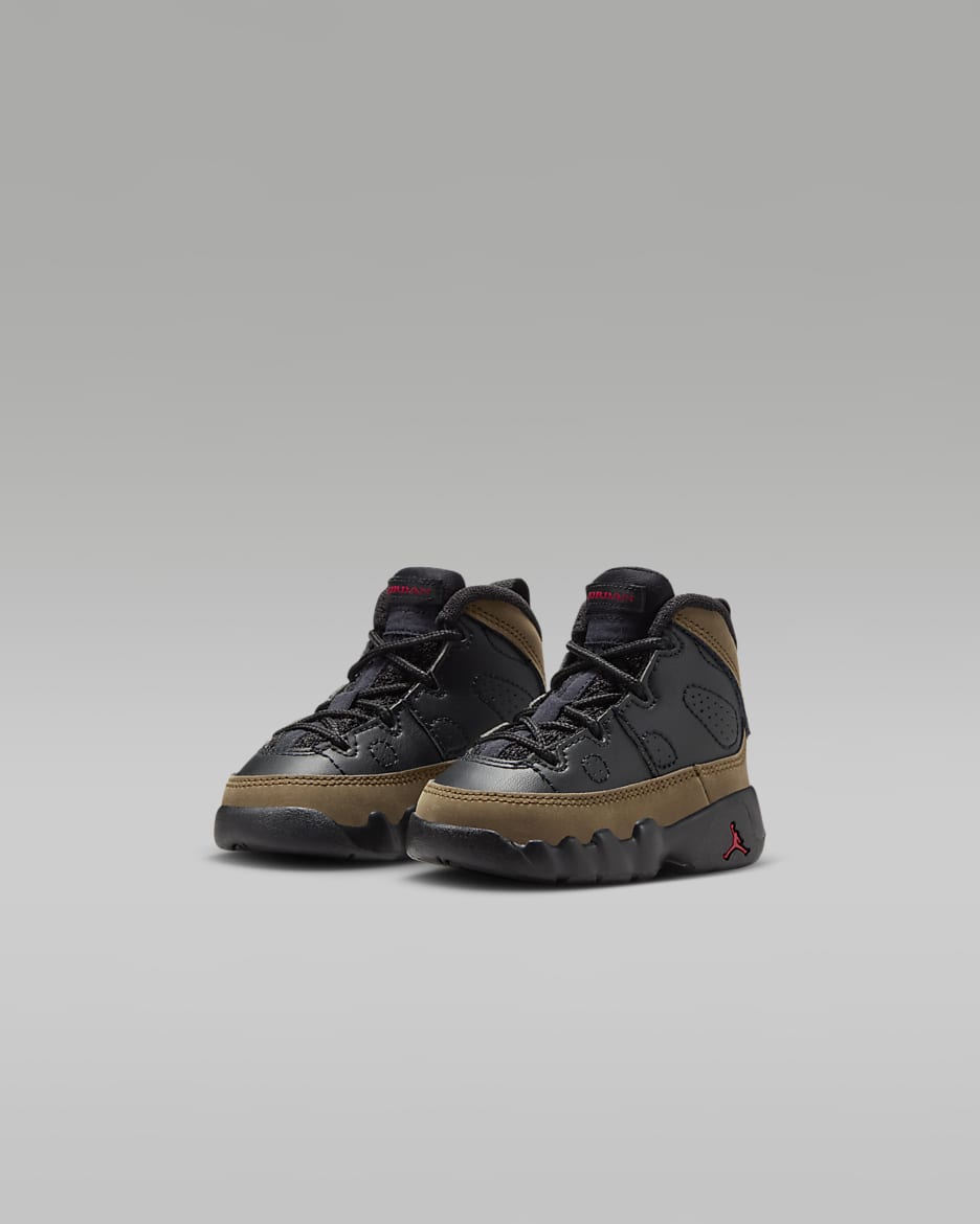 Jordan 9 Retro Olive Baby Toddler Shoes. Nike